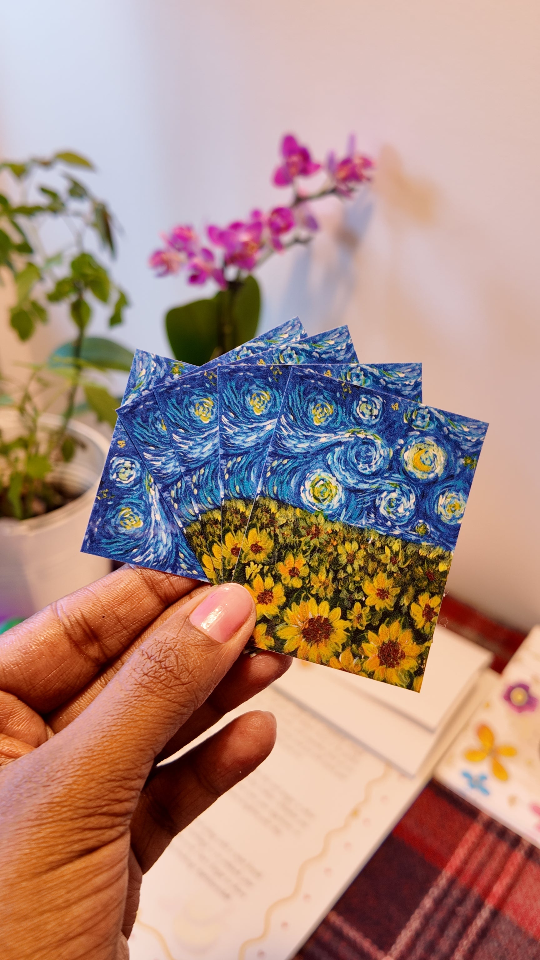 Starry night stickers - Vincent van Gogh